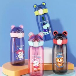 Cute Bear Plastic Water Bottle 550ML