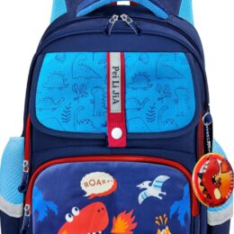 Dino Roar School Backpack – For Boys (Age 6–12)