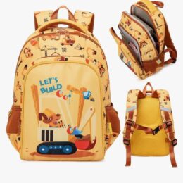 Let’s Build Yellow Kids Backpack (Age 3–6)