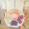 Compact Rotating Snack & Fruit Storage Box – Travel-Friendly Design