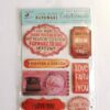 Handmade Stickers Love sentiment