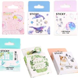 Miss Time Mini Sticker Box - 46 Pcs Decorative Stickers