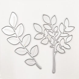 Leafy Branch Metal Cutting Dies – Set of 2