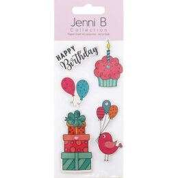 Handmade Stickers Happy Birthday
