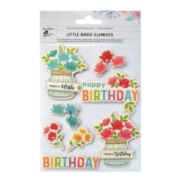Handmade Stickers Happy Birthday