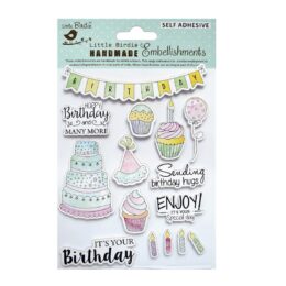 Handmade Stickers Happy Birthday