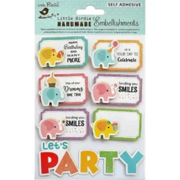 Handmade Stickers Happy Birthday