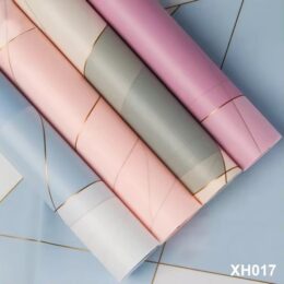 Matte Wrapping Paper with Gold Accent – Premium Gift & Bouquet Sheets