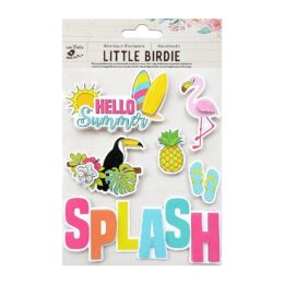 Handmade Stickers Hello Summer