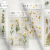 Botanical Floral Sticker Sheets — Realistic Flower Series for Journaling & Crafts”