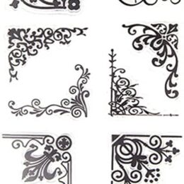 Ornate Corners Clear Stamp Set