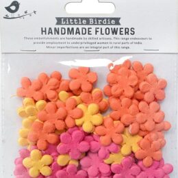 Ombre Sunset Flower Pack – Orange, Yellow, Pink