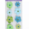 Forever in Time Tie-Dye Daisies with Gems – 10pcs