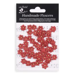 Little Birdie Mini Red Handmade Flowers