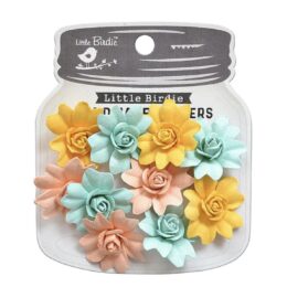 Little Birdie Handmade Mixed Rose Blossoms – Summer Delight