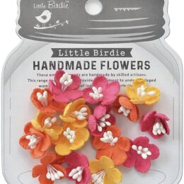 Little Birdie Handmade Paper Flowers – Tropical Mix (Multicolor)