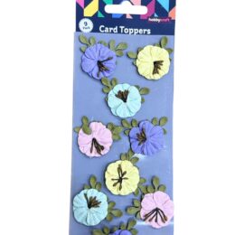 Multicolor Card Toppers – 9 pcs by Hobbycraft