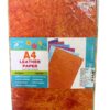 Little Birdie A4 Leather Paper - Assorted Colors (6 Sheets)